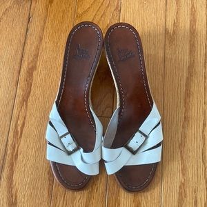 Christian Louboutin espadrille wedge shoes